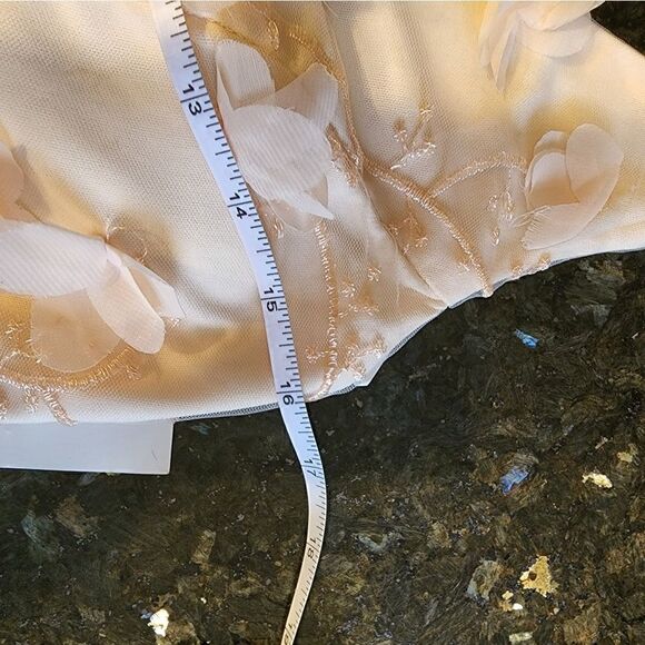 Speechless halter gown size 11  NWT peach - Picture 9 of 11